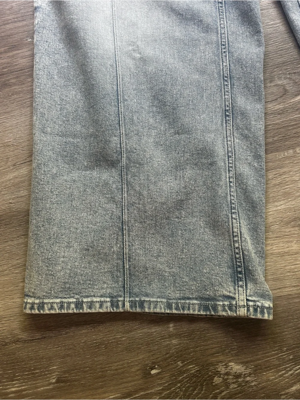 Michael Kors Carmen Wide Leg High Rise Womens Light Blue Jeans Plus Size 16W NWT